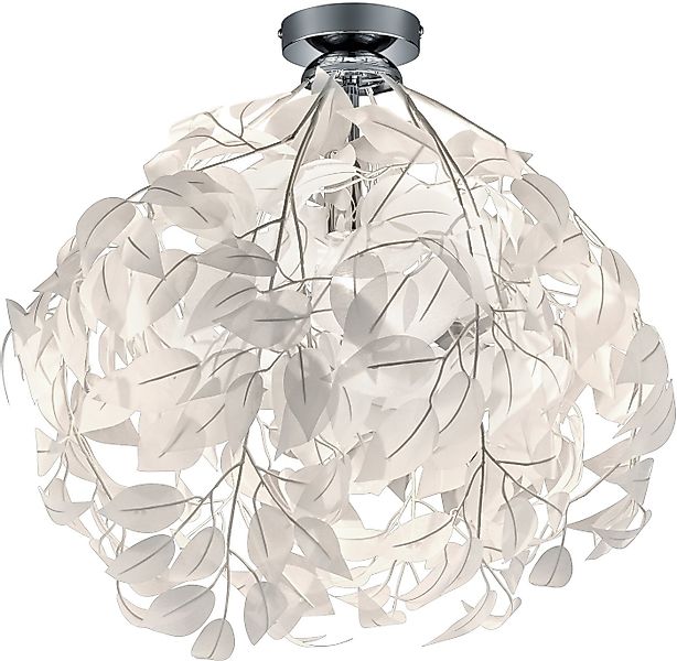 Reality Leuchten Deckenleuchte Leavy, E27 Deckenlampe mit Blätteroptik, Ø 3 günstig online kaufen