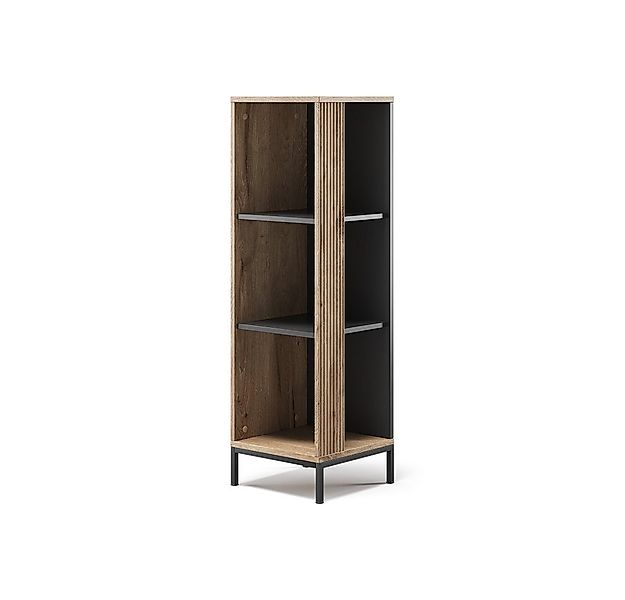 Vicco Bücherregal Eliza, Viking Oak, 36 x 120 cm mit 3 Fächern günstig online kaufen
