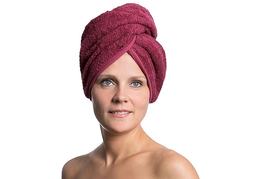 ZOLLNER Turban-Handtuch, Walkfrottier (1-St), 23 x 64 cm, 100% Baumwolle, m günstig online kaufen