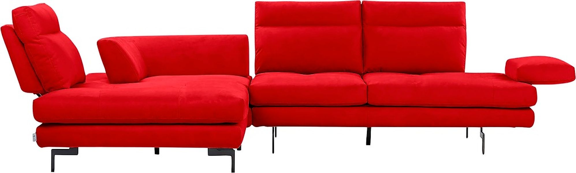 CALIA ITALIA Ecksofa »Toby Wing, Komfortsofa mit Sitzkomfort der Extraklass günstig online kaufen