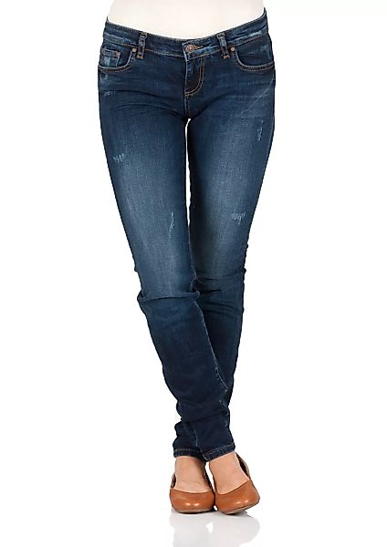 LTB Damen Jeans Clara Slim Fit - Blau - Saniel Wash günstig online kaufen