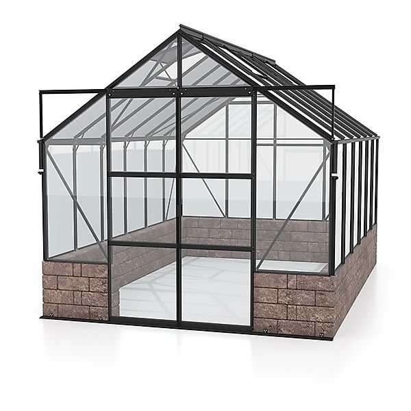 Vitavia Gewächshaus Cassandra 9900 Schwarz 9,9 m² günstig online kaufen