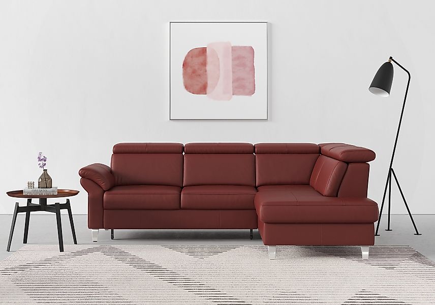 sit&more Ecksofa Arngast L-Form, inklusive Kopfteilverstellung günstig online kaufen