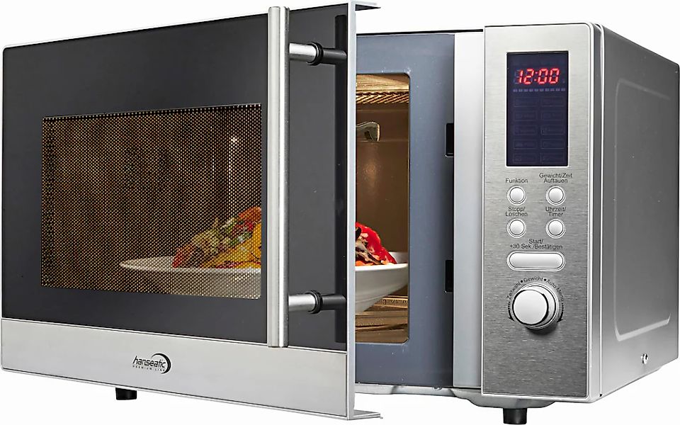 Hanseatic Mikrowelle "AS823EBB-P" Grill und Heißluft 800 W 3-in-1 Gerät, 10 günstig online kaufen