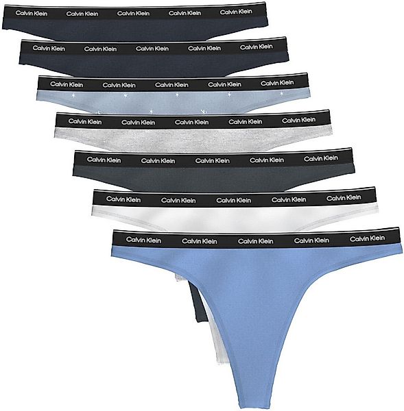 Calvin Klein Underwear Tanga THONG 7 PK (Packung) Körpernahe Passform mit e günstig online kaufen