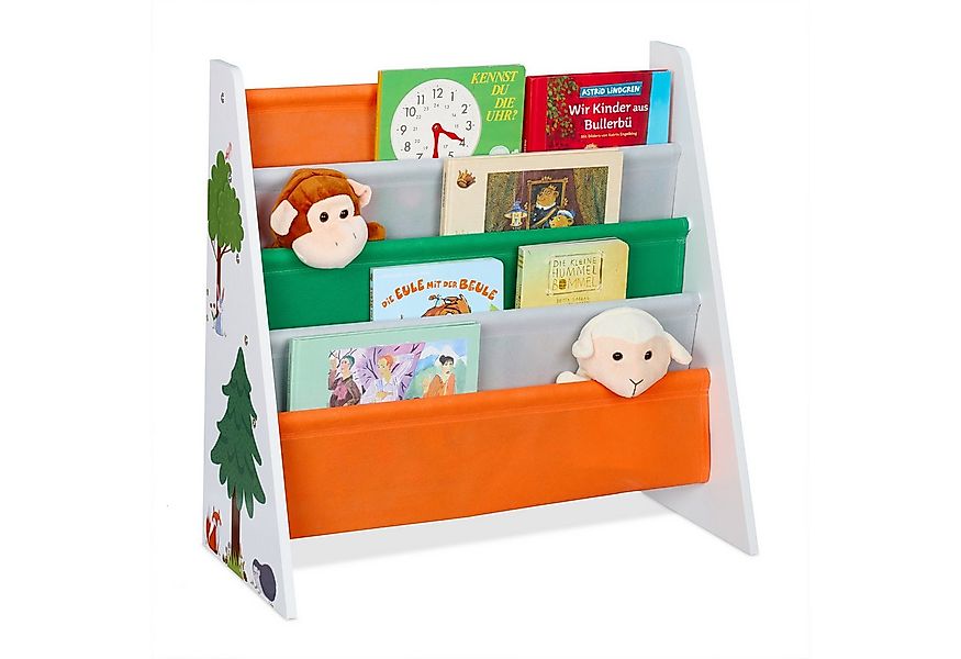 relaxdays Bücherregal Kinder Waldtiere günstig online kaufen