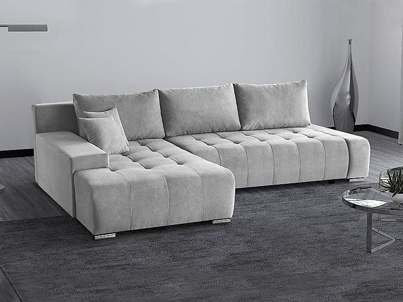 Beautysofa Ecksofa DRACO mit Schlaffunktion und günstig online kaufen