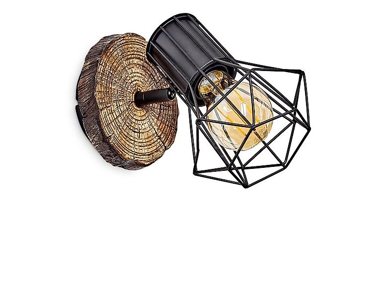 hofstein Wandleuchte »Pomari« verstellbare Wandlampe aus Metall in Schwarz/ günstig online kaufen