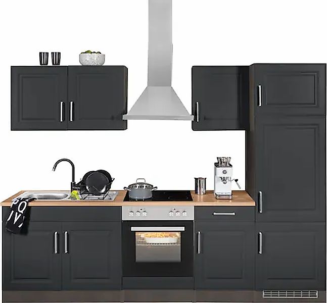 HELD MÖBEL Küchenzeile »Stockholm«, Breite 270 cm, mit hochwertigen MDF Fro günstig online kaufen
