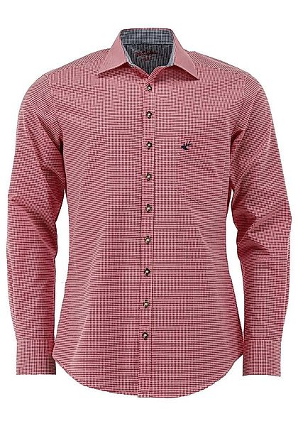 OS Trachten Trachtenhemd Wacodu Langarmhemd mit Hirsch-Stickerei auf der Br günstig online kaufen