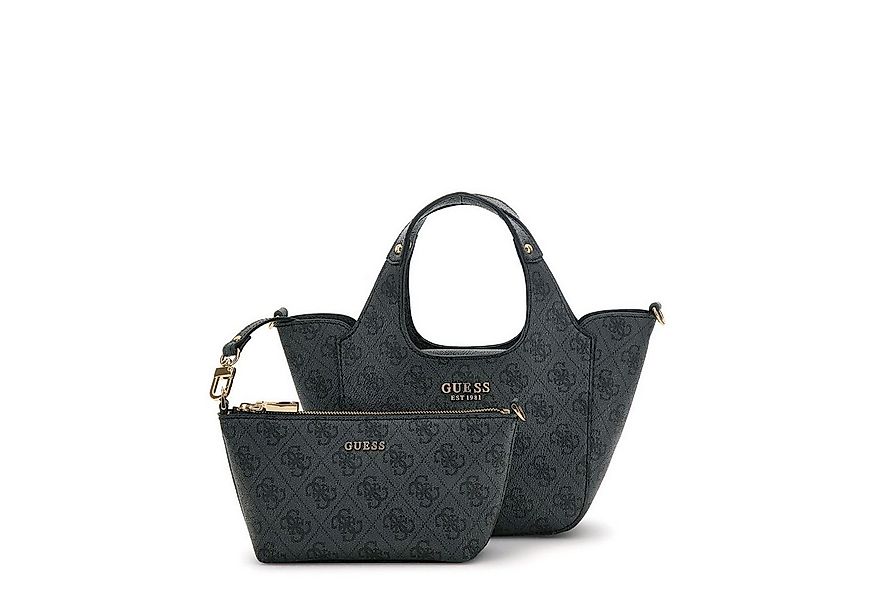 Guess Umhängetasche GUESS Handtasche Calista Coal Logo (1, 1-tlg., 1) günstig online kaufen