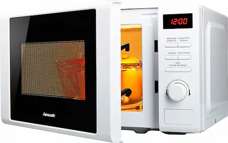 Hanseatic Mikrowelle »819021«, Grill, 700 W, Auftaufunktion, 8 Automatikpro günstig online kaufen