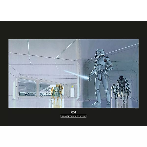 KOMAR Wandbild - Star Wars Classic RMQ Stormtrooper Hallway - Größe: 70 x 5 günstig online kaufen