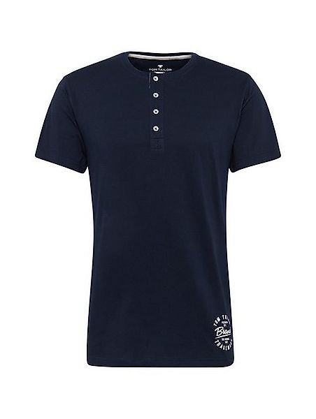 TOM TAILOR T-Shirt Cansas Knopfleiste vorn, Rundhalsausschnitt, Kurzarm günstig online kaufen
