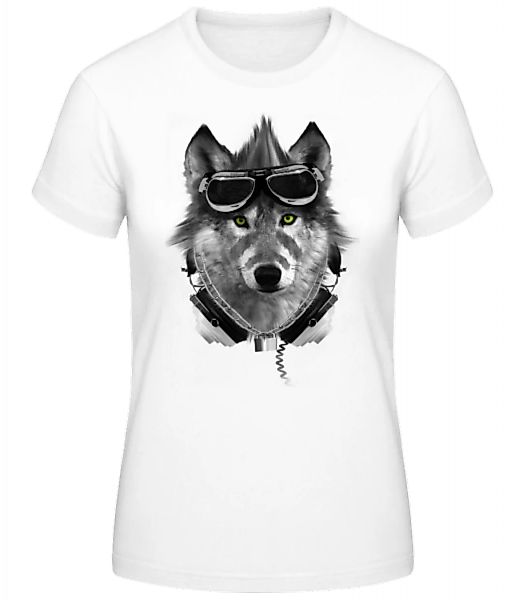 Biker Wolf · Frauen Basic T-Shirt günstig online kaufen