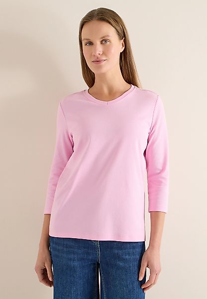 Cecil Langarmshirt aus reiner Baumwolle günstig online kaufen