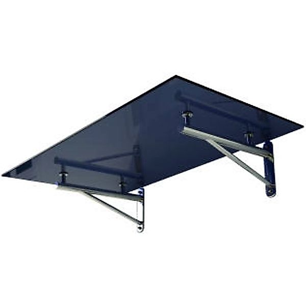 Dein Bau Projekt Glasvordach Elbrus Grauglas VS-Glas 275 x 90 cm günstig online kaufen