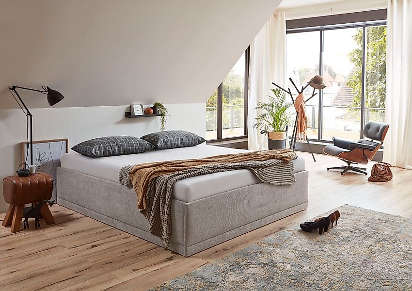 Westfalia Schlafkomfort Polsterbett "Texel" Komforthöhe mit Zierkissen, Bet günstig online kaufen