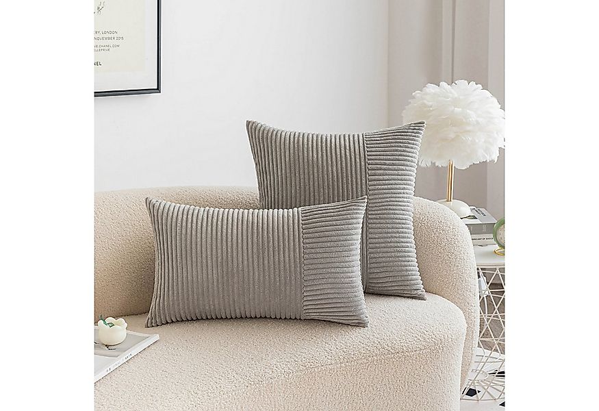 BYSURE Kissenbezug, (2 Stück), Einfarbiger Lendenkissenbezug günstig online kaufen