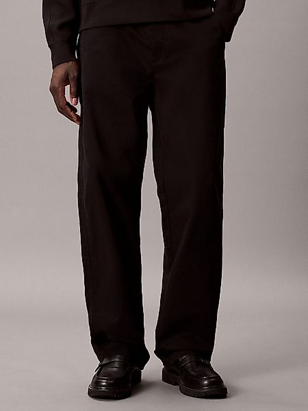 Calvin Klein Jeans Chinohose gerade Passform im 90er-Jahre-Look günstig online kaufen