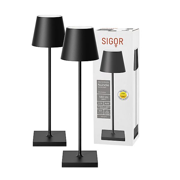 SIGOR LED Tischleuchte 2x Nuindie USB-C günstig online kaufen