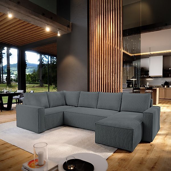 Masseno Ecksofa NORENA mit Schlaffunktion U-Form, günstig online kaufen