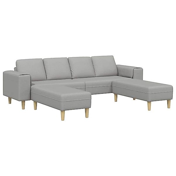 vidaXL Sofa Sofa Set Wolkengrau Stoff, günstig online kaufen