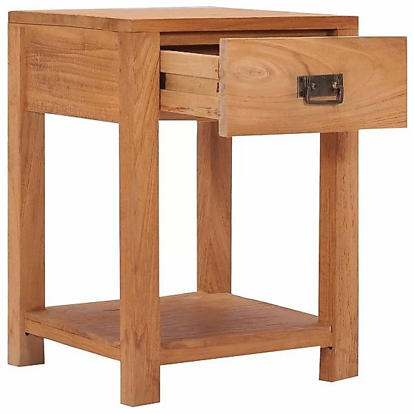 Nachttisch 35×35×50  Cm Massivholz Teak günstig online kaufen