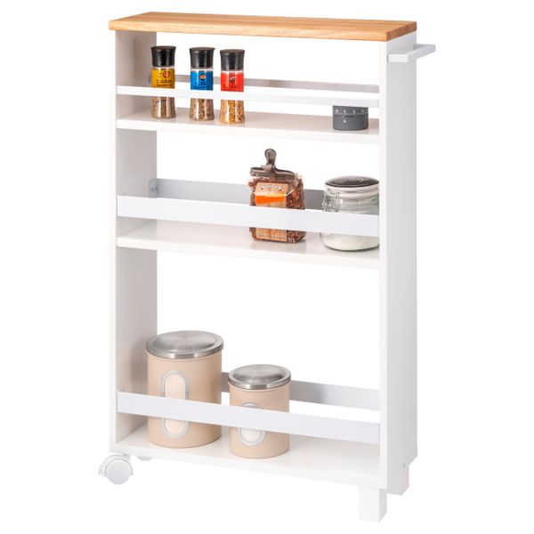 eluno Küchenwagen Küchen-Nischenwagen, Bad-Organizer mit 3 günstig online kaufen