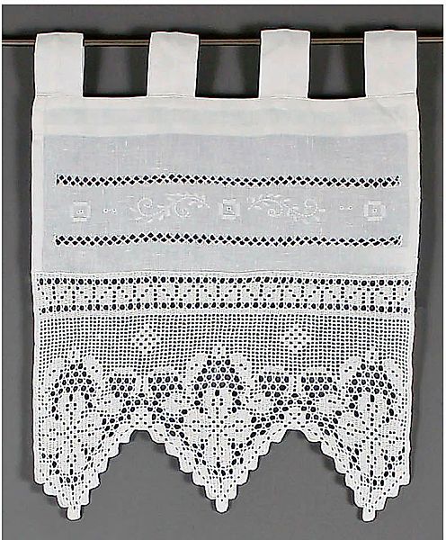 HOSSNER - ART OF HOME DECO Scheibengardine "Traunsee" Schlaufen 1 Stk. tlg. günstig online kaufen