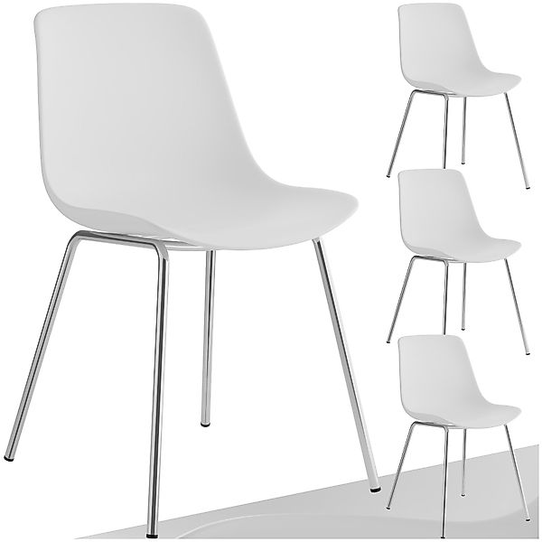 tectake Esszimmerstuhl Kunststoffstuhl (Set, 4 St), günstig online kaufen