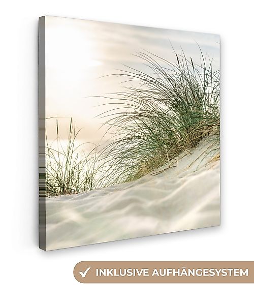 OneMillionCanvasses® Leinwandbild Dünen mit Strandhafer in günstig online kaufen