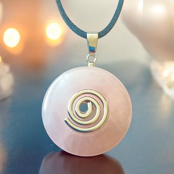 Steinfixx® Lange Kette echter Edelsteindonut 30 günstig online kaufen