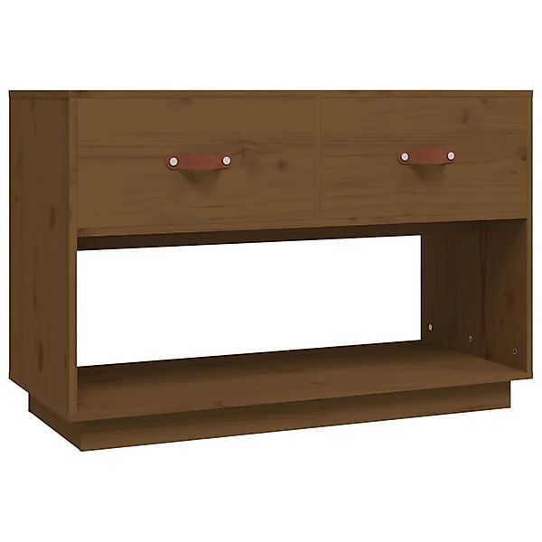 Vidaxl Tv-schrank Honigbraun 90x40x60 Cm Massivholz Kiefer günstig online kaufen