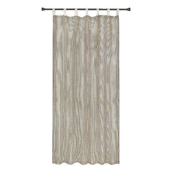 Mirabeau Vorhang Gardine Mirandor creme/beige/schwarz günstig online kaufen