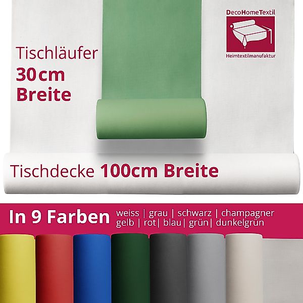 DecoHomeTextil Heimtextilmanufaktur Tischdecke Rolle Vliesstoff Tischläufer günstig online kaufen