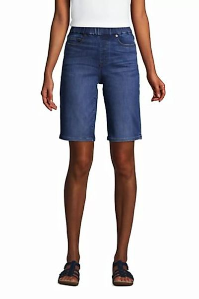 Jeans-Bermudas High Waist mit Dehnbund in großen Größen, Damen, Größe: 54 P günstig online kaufen
