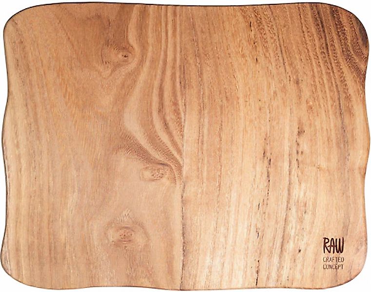 aida RAW Schneidebrett »RAW Teak«, organische Form, jedes Stückein Unikat günstig online kaufen