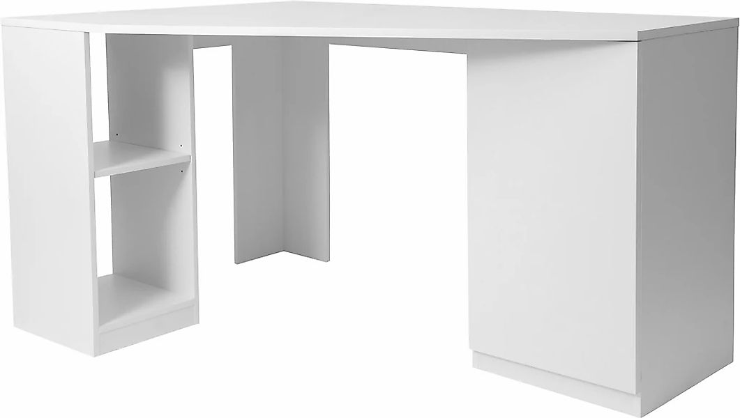 OTTO home Eckschreibtisch "AVRIL" viel Stauraum, Push-to-Open, Breite: 90 c günstig online kaufen