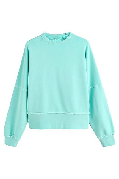 Next Sweater Sweatshirt mit Rundhalsausschnitt und Waschung (1-tlg) günstig online kaufen