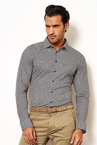 Desoto Hemd Würfel Navy - Größe 3XL günstig online kaufen