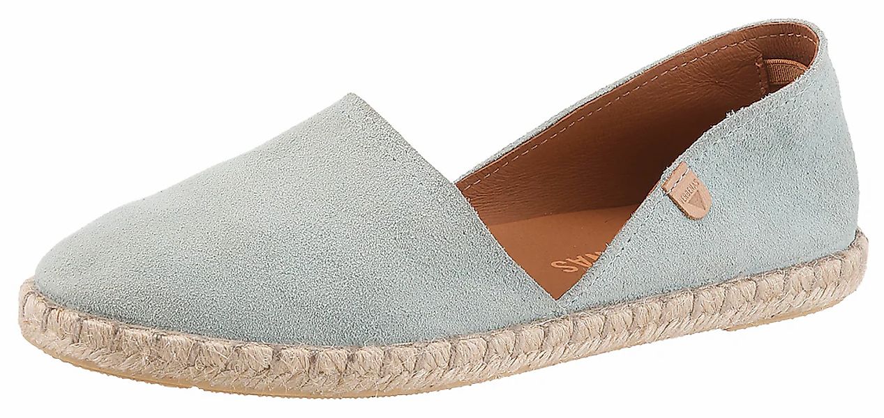 VERBENAS Espadrille Strandschuh, Sommerschuh, Loafer aus Veloursleder günstig online kaufen