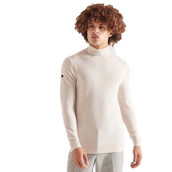 Superdry Studios Lambswool Roll Neck Pullover 2XL Off White günstig online kaufen