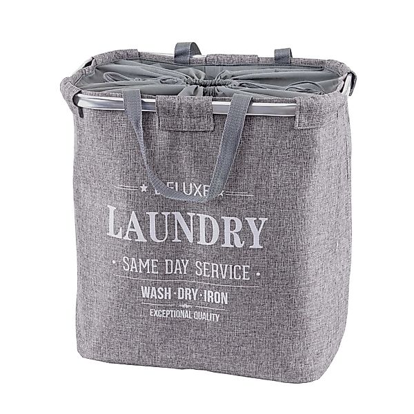 MCW Wäschesammler C34 54x52x32cm 89l Grau günstig online kaufen