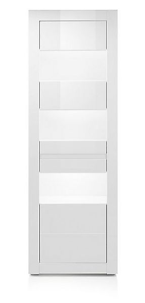 Furn.Design Stauraumvitrine Nobile (Vitrine in weiß, 2-türig, 66x198 cm) mi günstig online kaufen