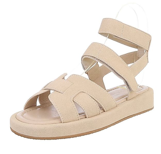 Ital-Design Bequeme Damen-Sandalen mit breiten Riemen für den Sommer Riemch günstig online kaufen