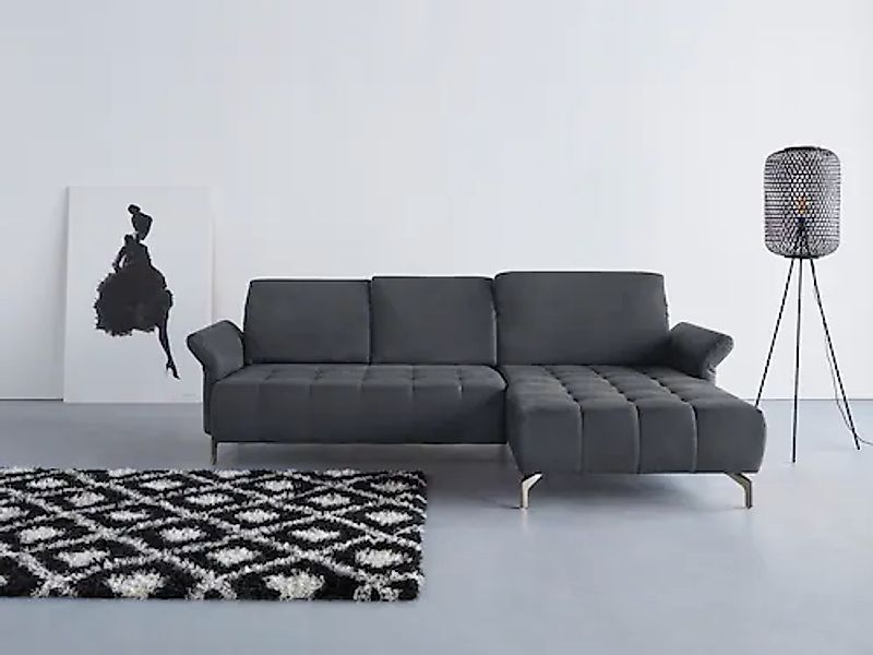 Home affaire Ecksofa »Fresh L-Form« Federkern, wahlweise Kopfteilverstellun günstig online kaufen