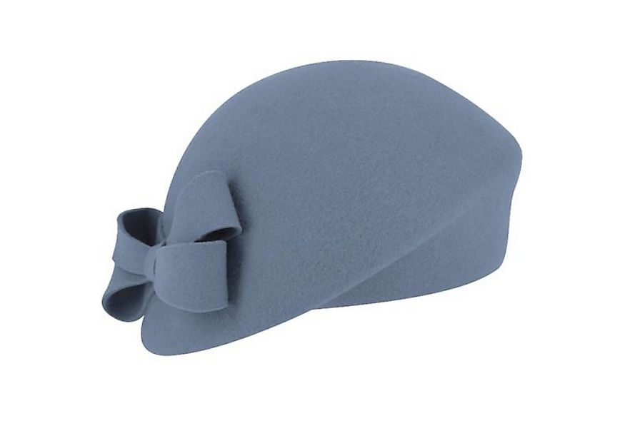Fiebig Filzhut schicker asymmetrischer Pillbox-Hut mit Schleife günstig online kaufen