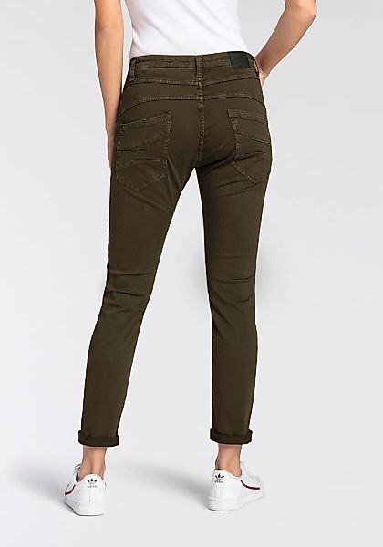 Please Jeans Röhrenhose Mit besonderer Knöpfung günstig online kaufen