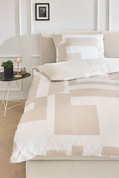 Musterring Wendebettwäsche "Slow" 2 Stk. aus reiner Baumwolle günstig online kaufen